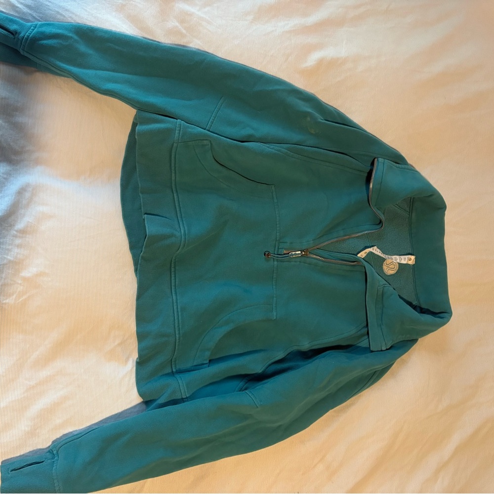 Lululemon Athletica Teal Bomber Jacket